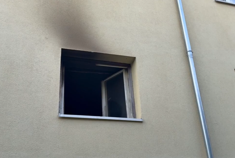 Požiar bytu v Humennom 2