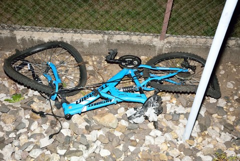 Zrážka cyklistu s vlakom