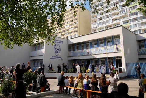 Pápež v Centre Betlehem