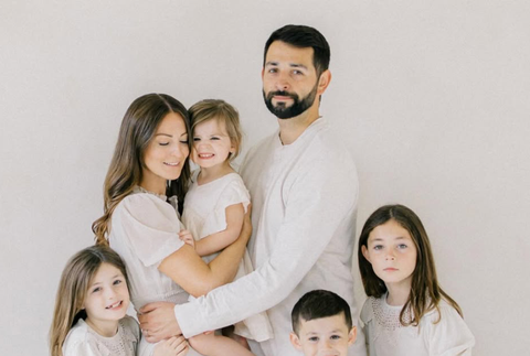 Melissa Mae Carlton s rodinou