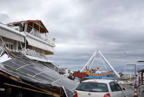 Chalkidiki po búrke dávajú do poriadku