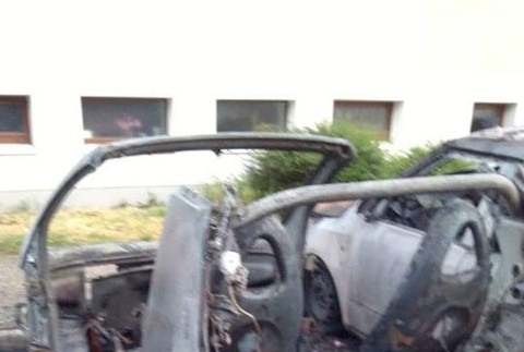 požiar v Bratislave, 4 autá