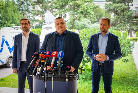 Marek Krajčí, Ján Mikas, Igor Matovič 