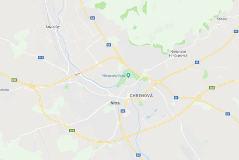 Nitra mapa