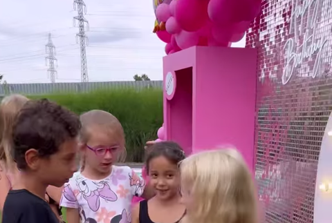 Agáta Hanychová - oslava narodenín Mii