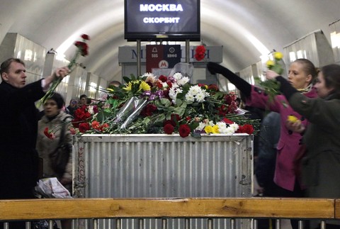 moskva metro kvety pre obete