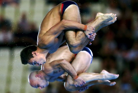 skoky do vody TOm Daley Peter Waterfield GBR