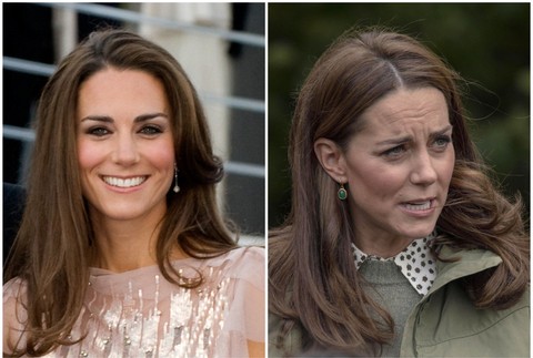 Kate Middleton kedysi a dnes