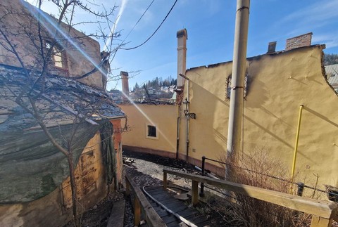 Požiar Banská Štiavnica