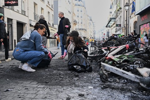 protesty vo Francúzsku