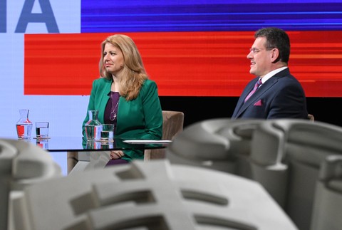 Zuzana Čaputová a Maroš Šefčovič 