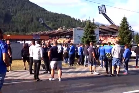 Futbalový zápas v Ružomberku