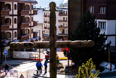 Požiar v bare vo Švajčiarsku 3