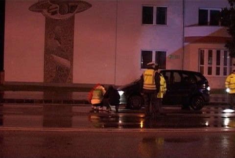 zrazená žena na priechode Topoľčany