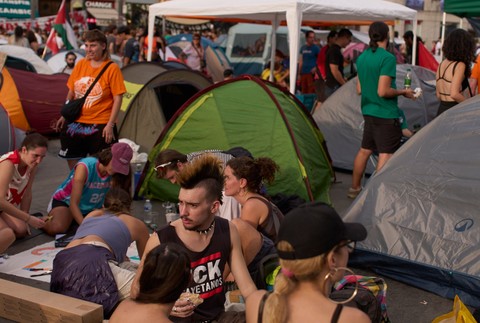 Protesty v Madride za dostupné bývanie 3