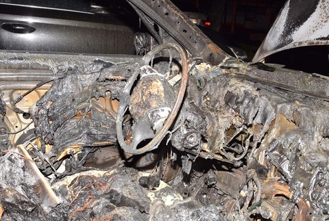 podpalene auta dunajska streda