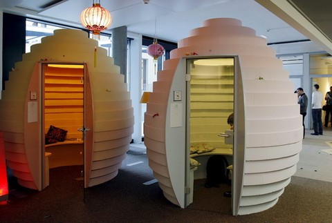 Googleplex, vajíčka na odpočinok