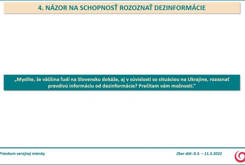 Prieskum AKO o rozlíšení skutočných informácií od dezinformácií 2
