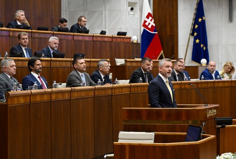 Prezident SR Peter Pellegrini vystúpil v NR SR so správou o stave Slovenskej republiky