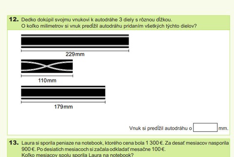 Testovanie 5 - Matematika 