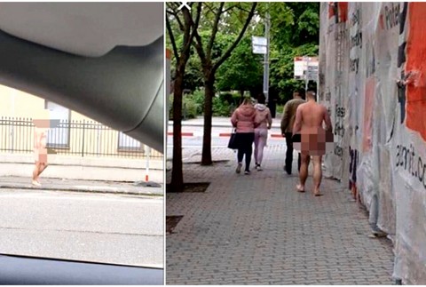 V Dunajskej Strede sa prechádzal nahý muž