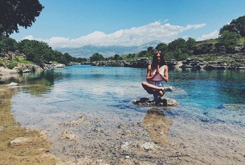 Ekaterina v Čiernej Hore 