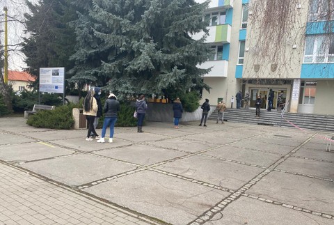 Testovanie vo Vrábľoch.