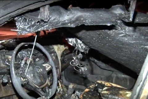 Zhorené autá v Michalovciach