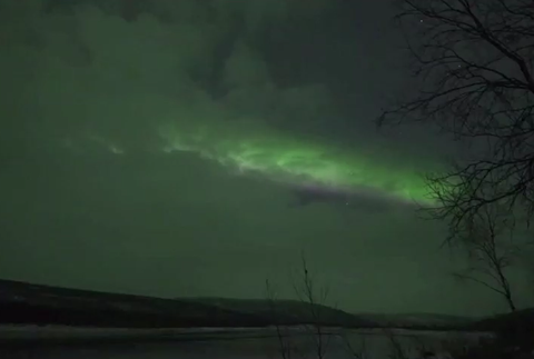 Fínsko rozžiarila polárna žiara