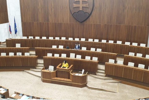 Návrh zákona pobúril pedagógov. Zástupcovia komory učiteľov protestujú v parlamente