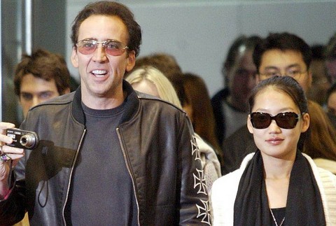 Nicolas Cage a manželka Alice Kim