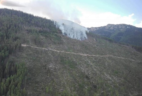Požiar Tatry