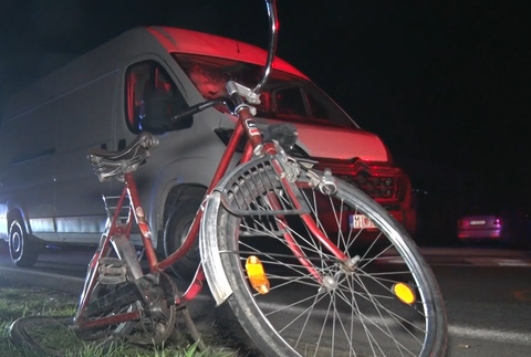 poskodeny bicykel
