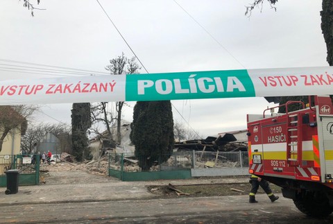 Výbuch rodinného domu v Bánovciach nad Ondavou