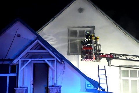 Požiar v obci Bukovec