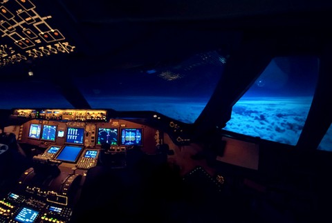 Foto z kokpitu 2
