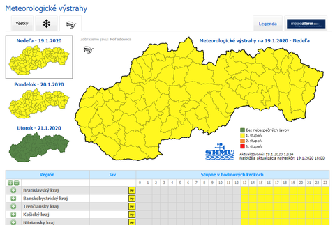 Poľadovica - nedeľa