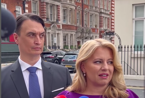 Zuzana Čaputová v Londýne