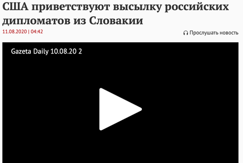 Poľské titulky o vyhostení ruských diplomatov na Slovensku