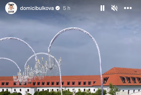 Krst dcéry Dominiky Cibulkovej