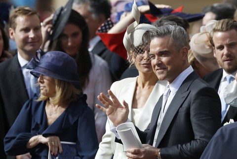 Robbie Williams s manželkou