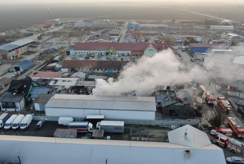 Ničivý požiar v Senci.