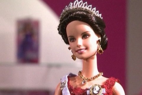 Barbie ako princezná, detail