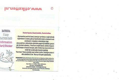 Príbalový leták nebezpečnej kozmetiky 