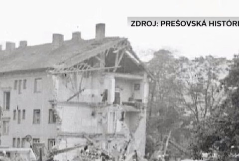 Výbuch plynu v Prešove rok 1974