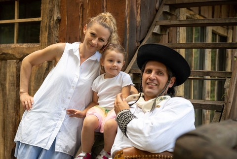 René Štúr s rodinou