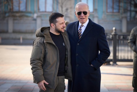 Biden na Ukrajine