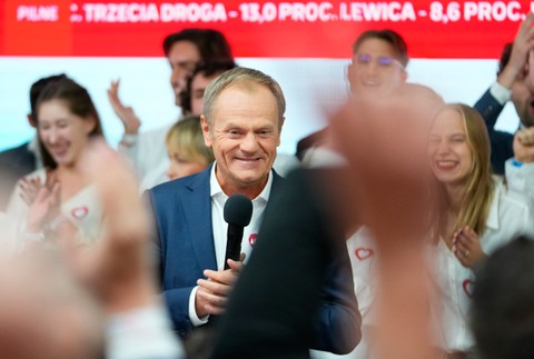 voľby Poľsko Donald Tusk 