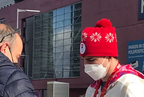 Slovenskí hokejisti prileteli do Viedne