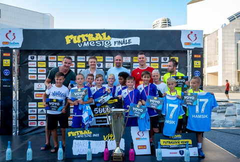 Víťazný tím turnaja Futbal v meste - RSC HAMSIK ACADEMY